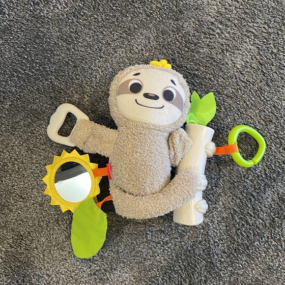 Fisher Price Baby Toy Slow Much Fun Stroller Sloth - Picture 2 of 4